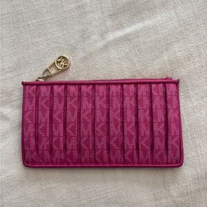 Michael Kors Pink Quilted Wallet